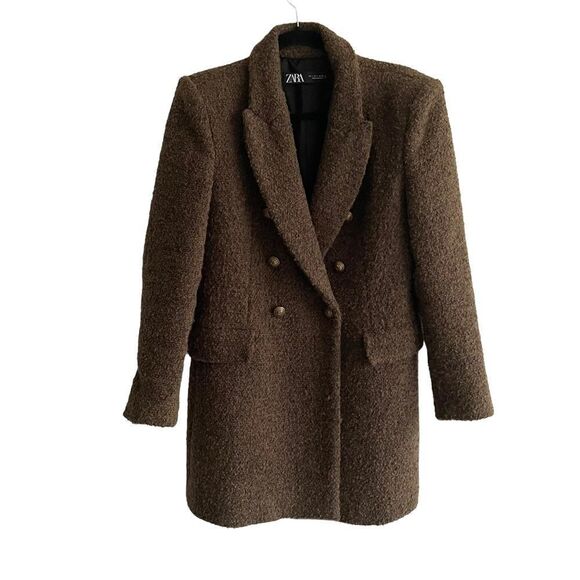 Zara Brown Trench Coat - Picture 5 of 16